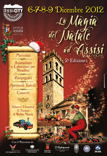 Dal 5 al 9 dicembre seconda edizione del "Le Magie del Natale ad Assisi"