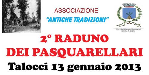 Un inizio anno in allegria con le Pasquarelle di Fara Sabina