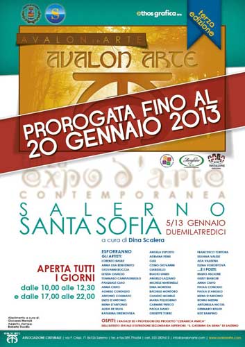 Prorogata al 20 gennaio l'expo di arte contemporanea a Salerno