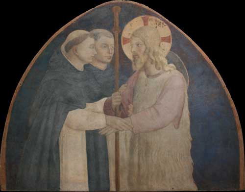 Firenze. Museo di San Marco: visibili le due lunette dell’Angelico