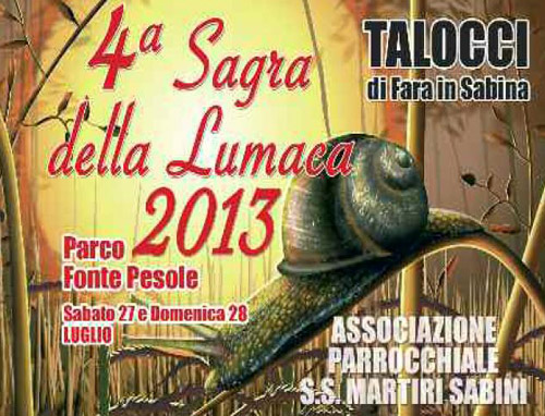 Sagra della Lumaca a Fara in Sabina