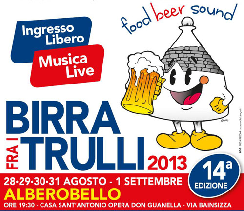 Alberobello. Dal 28 agosto la Birra fra i Trulli