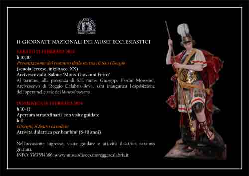 Apertura straordinaria al Museo Diocesano di Reggio Calabria il 15 e 16 febbraio